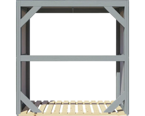 Houthok van hout met twee compartimenten