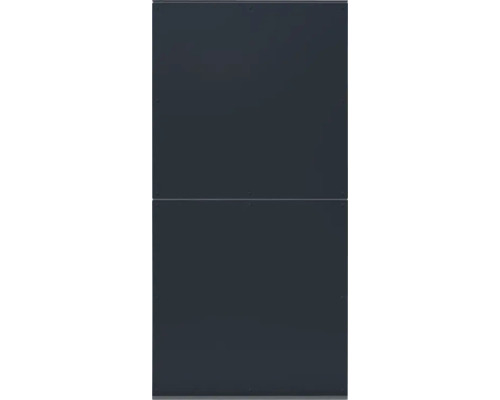 Twee donkergrijze gevelpanelen