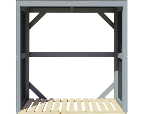 Houtopslag met houten vloer