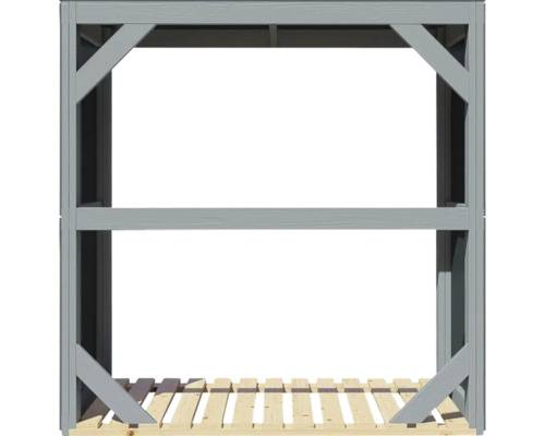 Houtopslag met houten vloer