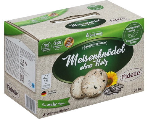 FIDELIO Mezenbollen zonder netje 30 st FIDELIO Mezenbollen zonder netje 30 st