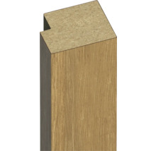 Houten paal met uitsparing