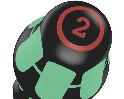 Gewichtsaanduiding met het cijfer twee