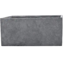 Rechthoekige plantenbak voor de tuin