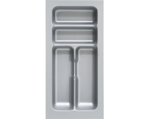 OPTIFIT Bestekbak 4-vaks grijs 48,3x23,8x5,1 cm