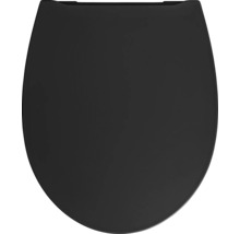 Zwart toiletdeksel