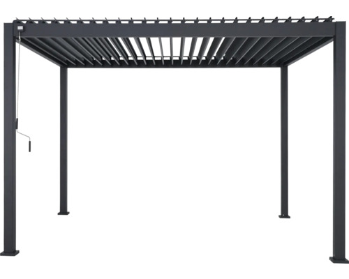 Vrijstaande pergola met verstelbare lamellen voor de tuin