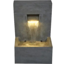 Decoratieve kamerfontein met waterval en verlichting