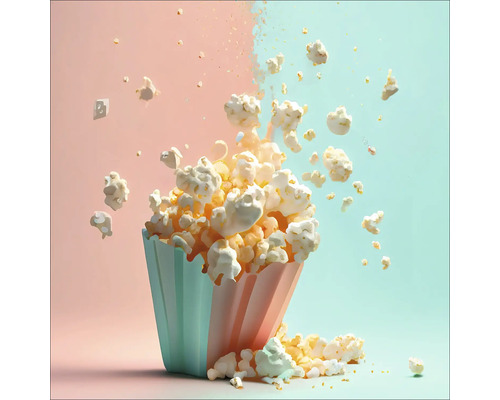 Popcorn in een papieren zak