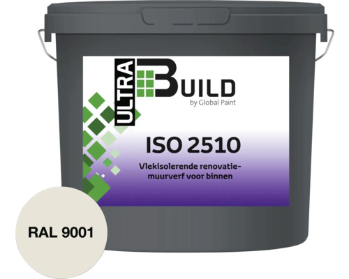 BUILD Ultra ISO-2510 isolerende muurverf RAL 9001 5 l