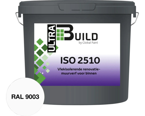 BUILD Ultra ISO-2510 isolerende muurverf RAL 9003 5 l