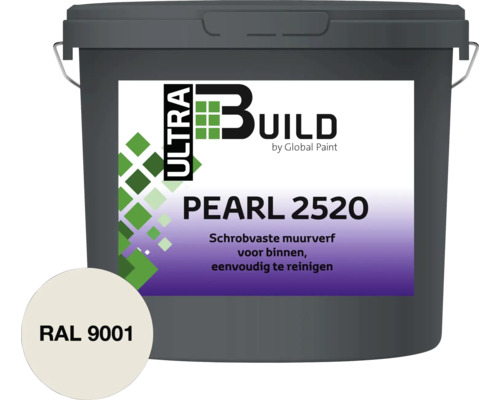 BUILD Ultra Pearl-2520 muurverf RAL 9001 10 l