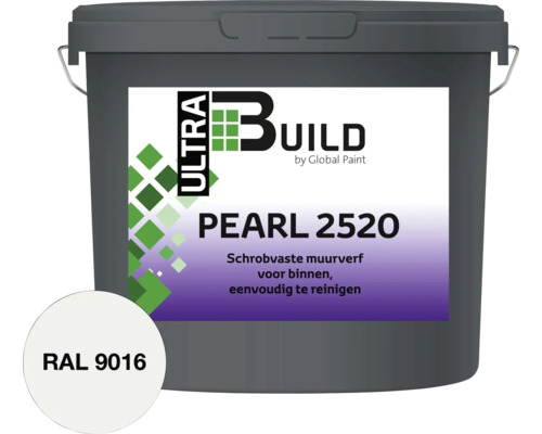 BUILD Ultra Pearl-2520 muurverf RAL 9016 10 l