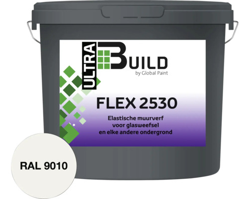 BUILD Ultra Flex-2530 muurverf RAL 9010 10 l