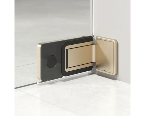 Doucheafdichting met magneetsluiting voor glazen douche