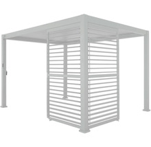 Tuinpaviljoen met lamellenwand