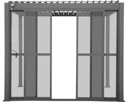 Pergola met schuifdeuren voor buiten
