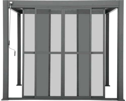 Pergola met windscherm