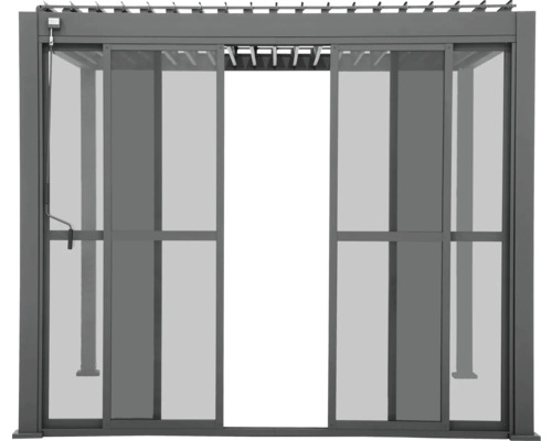 Pergola met schuifelementen voor buiten