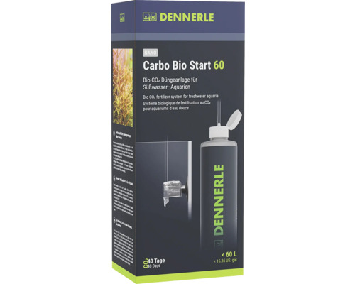 DENNERLE Bio CO2 systeem Carbo Bio Start 60 voor aquaria tot 60 L voor max. 40 dagen