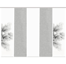 HOME FASHION Paneelgordijn Kessi grijs 60x245 cm set van 5