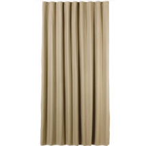 Beige gordijn van stof