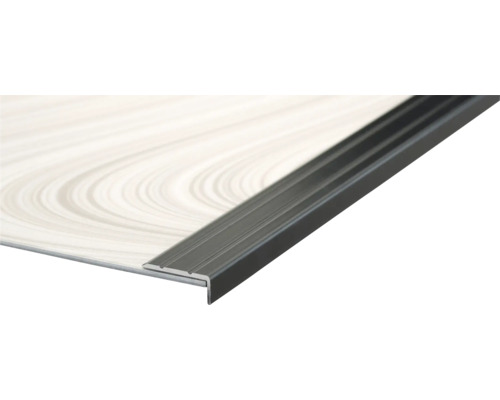MACLEAN Hoekprofiel Zwart 24,5x10 mm, 1000 mm