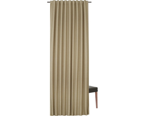 Gordijn van stof met rimpelbandophanging