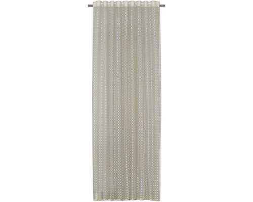 SOLEVITO Gordijn met plooiband Cannes taupe 135x280 cm SOLEVITO Gordijn met plooiband Cannes taupe 135x280 cm