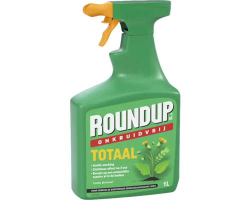 Roundup Onkruidvrij Totaal, 1 liter
