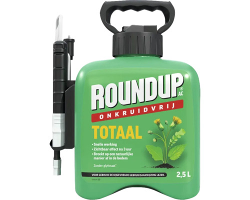 ROUNDUP Onkruidvrij Totaal drukspuit 2,5 liter Roundup Total onkruidverdelger, 2,5 liter