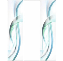 Abstract golfpatroon voor rolgordijnen