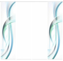 Abstracte wandpanelen met golfpatroon