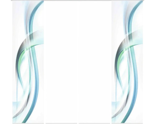 Abstracte wandpanelen met golfpatroon