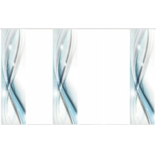 Abstract patroon met blauwe en grijze golven