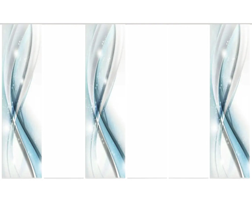 Abstract patroon met blauwe en grijze golven