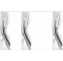 Abstract behang met golfpatroon