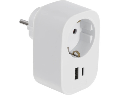Stopcontactadapter met USB-poorten