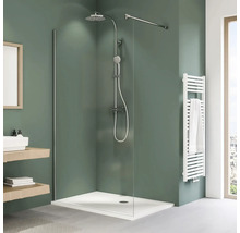 BREUER Inloopdouche Entra zwart 120 cm grijs