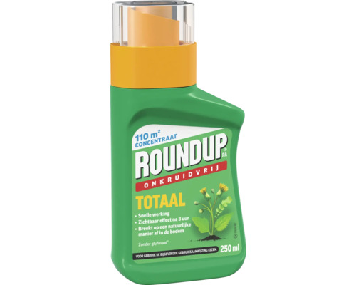 Roundup Onkruidvrij Totaal onkruidverdelger in een fles van 250 ml