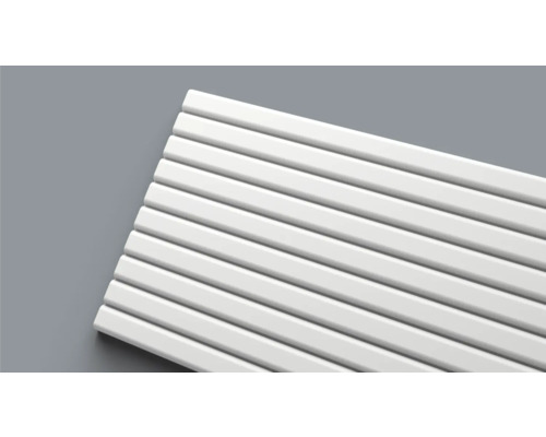DECOFLAIR Wandpaneel schuim line wit 100x30 cm Tong-en-groefplanken voor wand- en plafondbekleding