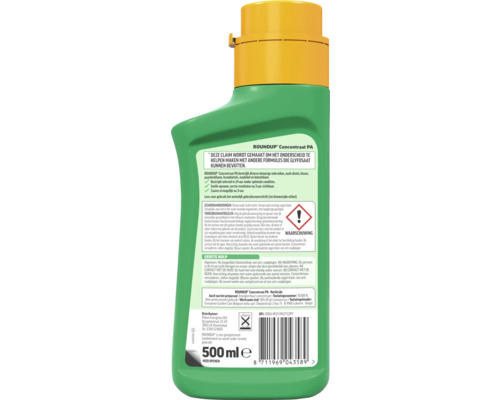 Roundup Concentraat PA fles van 500 ml
