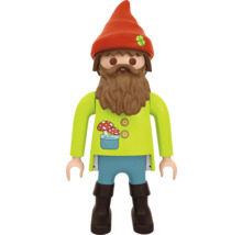 Speelfiguur tuinkabouter met baard en muts