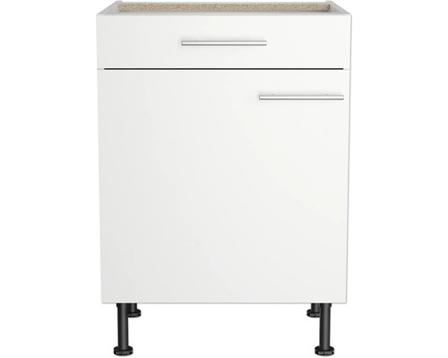 Onderkast met lade en deur voor de keuken of badkamer