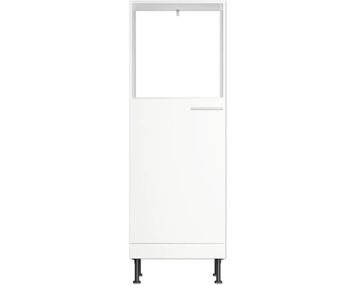Witte wastafelonderkast met één deur en poten