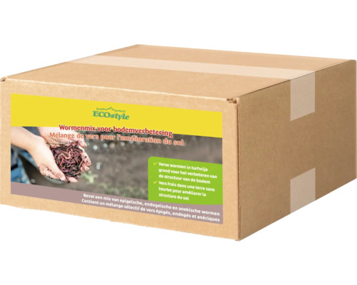 ECOSTYLE Wormenmix voor bodemverbetering 1 kg