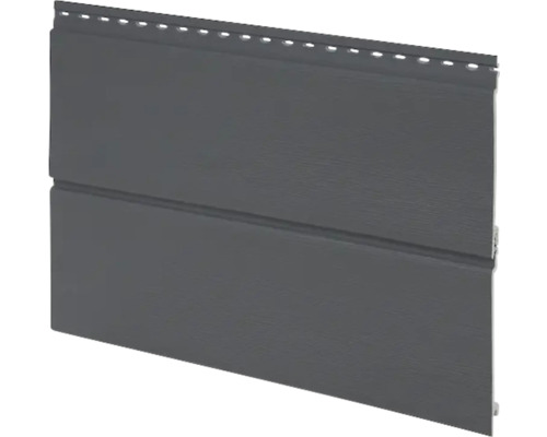 Grijze kunststof gevelbekleding