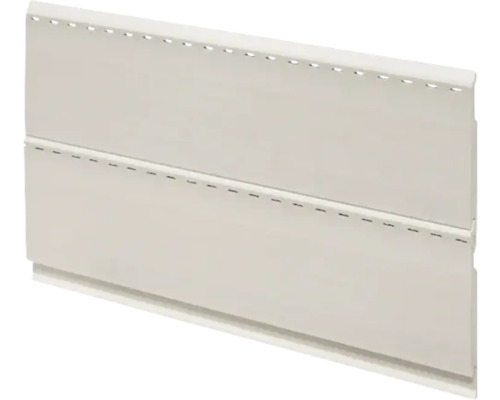 Kunststof gevelbekleding profiel met bevestigingsgaten
