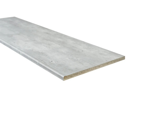 Aanrechtblad met waterkering licht beton E14-512PE, 2650x600x28mm