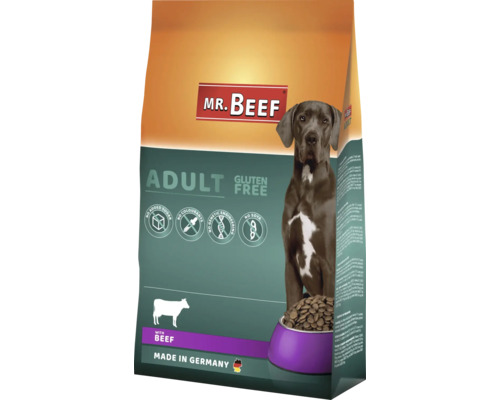 MR. BEEF Hondenvoer droog Premium adult glutenvrij rund 4 kg